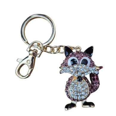 Cute cartoon fox keyring keychain gift 