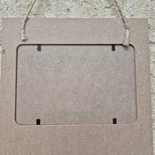 Load image into Gallery viewer, Hanging Wooden 4&quot; x 6&quot; Photo Frame | Teaching Is A Work Of Heart Teachers Gift