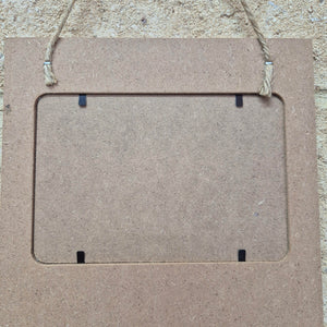 Hanging Wooden 4" x 6" Photo Frame | Teaching Is A Work Of Heart Teachers Gift