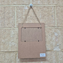 Load image into Gallery viewer, Hanging Wooden 4&quot; x 6&quot; Photo Frame | Teaching Is A Work Of Heart Teachers Gift