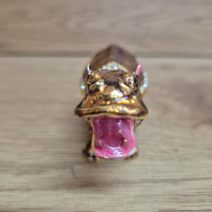 Hippo Jewellery Trinket Ornament Box | Wild Hippo Gift