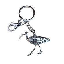 Load image into Gallery viewer, Bin Chicken Keychain | Ibis Bird Keyring | Bin Chicken Gift