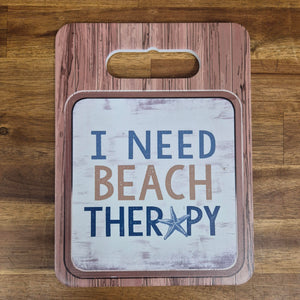 I Need Beach Therapy Ceramic Kitchen Cheeseboard Gift 