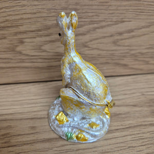 Kangaroo & Joey Trinket Jewellery Box | Australian Kangaroo Small Ornament Gift