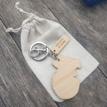 Load image into Gallery viewer, Numbat Wooden Keychain Keyring Bag chain | Australian Made Gifts | Tourist Gifts