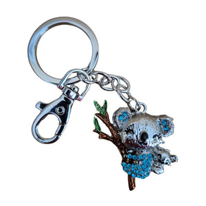 Koala and baby keyring keychain Australian gift 