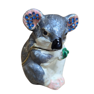 Australian Koala Trinket Jewellery Box Gift - Aussie Gifts 