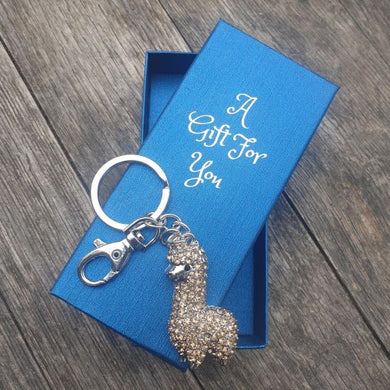 Llama Keyring Keychain Boxed Bag Chain 