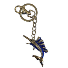 Load image into Gallery viewer, Marlin fish keyring keychain bag chain bag charm mens gift fishing gift