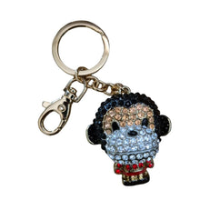 Load image into Gallery viewer, Monkey Keychain Gift | Adorable Cartoon Monkey With Red Jacket | Keyring Gift