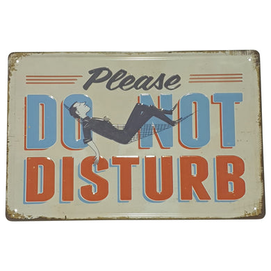 Metal Sign | Please Do Not Disturb Metal Sign Gift 