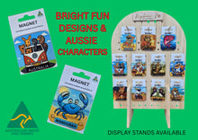 Load image into Gallery viewer, Magnets | Custom Made Magnets &amp; Wooden Stand | Australian Made | Australian Designed Gifts