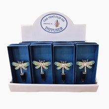 Load image into Gallery viewer, Dragonfly Car Essential Oil Diffusers | Shelf Display 16 Boxed Unit's | Dragonfly Gifts