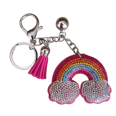Rainbow Cloth Keychain | Brighten Up Your Day Gift | Happiness Gift
