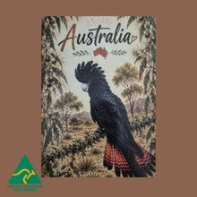 Load image into Gallery viewer, Red-Tailed Black Cockatoo Postcard Gift