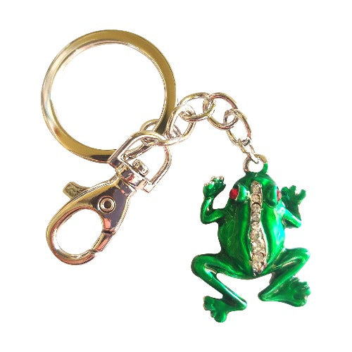 Frog Keyring Gift | Red Eye Green Frog Keychain | Frog Bag Chain | Frog Lovers Gift