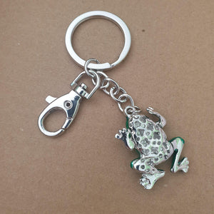 Frog Keyring Gift | Red Eye Green Frog Keychain | Frog Bag Chain | Frog Lovers Gift