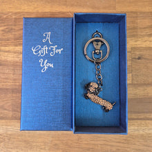 Load image into Gallery viewer, Dog Keychain Boxed Gift | Sausage Dog Keyring | Dachshund Wiener Cute Dog Gift | Bag Chain