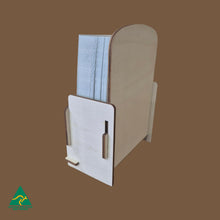 Load image into Gallery viewer, Australiana Postcard Display Stand |  96 Assorted Australiana Postcards | Small Wooden Display Stand