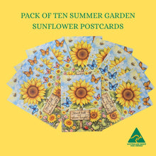 Load image into Gallery viewer, POSTCARDS | Stand Tall &amp; Shine Bright Sunflower Garden Postcards | Pack Of 10