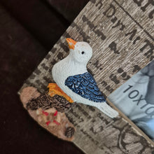 Load image into Gallery viewer, Seaside Photo Frame | Wooden Stand Alone Seagull Ocean Gift | Nautical decor