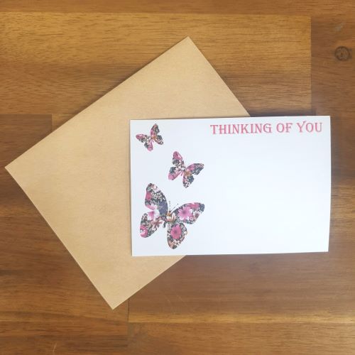 Free Personalised Gift Card | Thinking Of You | Craft Card With Envelope