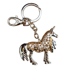 Load image into Gallery viewer, Rainbow Unicorn Keychain Bag Chain Gift | Mythical Colourful Keyring | Magical Creature