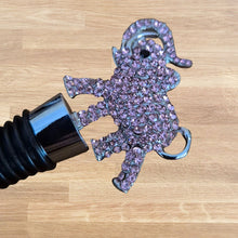 Load image into Gallery viewer, Elephant Gift | Lucky Pink Elephant Bottle Stopper | Wine Stopper | Boxed Gift | Wine Gift