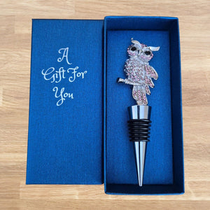 Pink bottle stopper wine stopper gift 