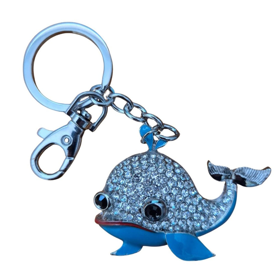 Whale Keychain | Cute Cartoon Keyring Keychain Bag Chain | Lge Hand-made Whale