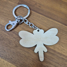 Load image into Gallery viewer, Dragonfly Wooden Keychain Keyring Bag chain | Australian Made Gifts | Sustainable Gifts