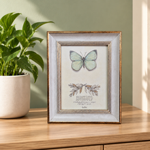 Load image into Gallery viewer, Wooden cream stand alone photo frame 