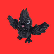 Load image into Gallery viewer, Red &amp; Black Cockatoo Australian Made keyring keychain Bag chain