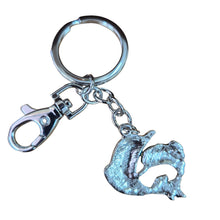 Load image into Gallery viewer, Dolphin Boxed Keychain Gift | Blue Dolphin &amp; Baby Keyring | Dolphin Lover Gift