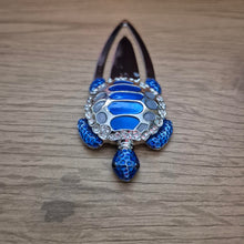 Load image into Gallery viewer, Turtle Bookmark | Blue Ocean Turtle Metal Bookmark Boxed Gift | Turtle Lover Gift
