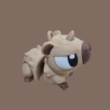 Load image into Gallery viewer, Capybara 3d keyring keychain bag chain sustainable made in Australia gift 