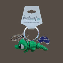 Load image into Gallery viewer, 3D Sustainable Made In Australia Crocodile keyring keychain bag chain 