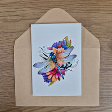 Load image into Gallery viewer, Dragonfly Colourful Gift Cards | Assorted Colourful Dragonfly Cards | Price Per Unit