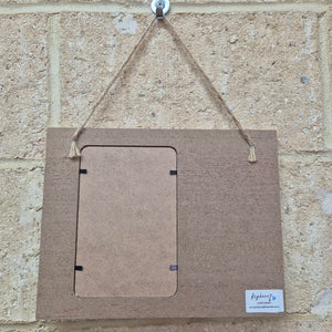 Wooden Hanging Photo Frame 4" x6" | Love Makes Our House A Home Frame