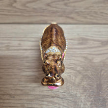 Load image into Gallery viewer, Hippo Jewellery Trinket Ornament Box | Wild Hippo Gift