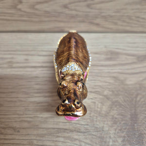 Hippo Jewellery Trinket Ornament Box | Wild Hippo Gift