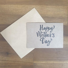 Load image into Gallery viewer, Free Personalised Gift Card | Mothers Day | Craft Card With Envelope