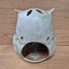 Load image into Gallery viewer, Owl Oil Burner | Home Ceramic Owl Decor | Candle Holder | Green Owl Ornament