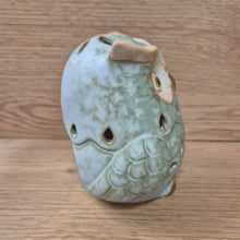 Load image into Gallery viewer, Owl Oil Burner | Home Ceramic Owl Decor | Candle Holder | Green Owl Ornament