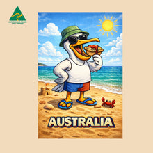 Load image into Gallery viewer, oelcian beach postcard made in australia aussie humor