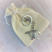 Load image into Gallery viewer, Turtle Keyring | Green Turtle Keychain Ocean Gift | Bag Chain | Bag Charm