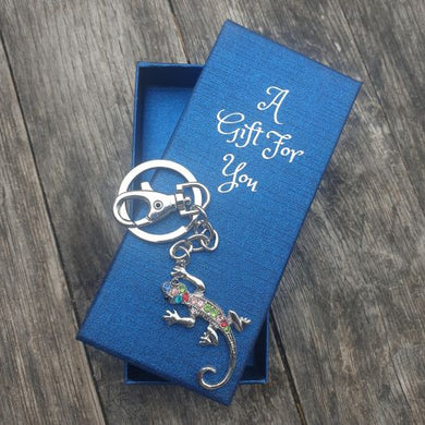 Rainbow keyring keychain bag chain boxed gift 