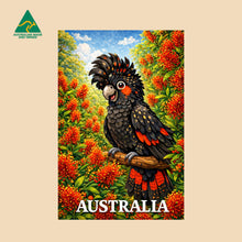 Load image into Gallery viewer, POSTCARDS | Pack of 10 | Red Cockatoo Bottlebrush Australian Postcards  | Made In Australia Gifts