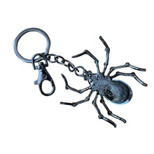 Load image into Gallery viewer, Spider Keychain Boxed Gift | Redback Large Spider Keyring Bag Chain | Spider Lover Gifts
