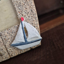 Load image into Gallery viewer, Seaside Photo Frame | Wooden Stand Nautical Themed Decor | Ocean Boat Decorative Gift